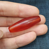 carnelian Antique Very rare Himalayan Tibetan Red Agate large Bead RD-3